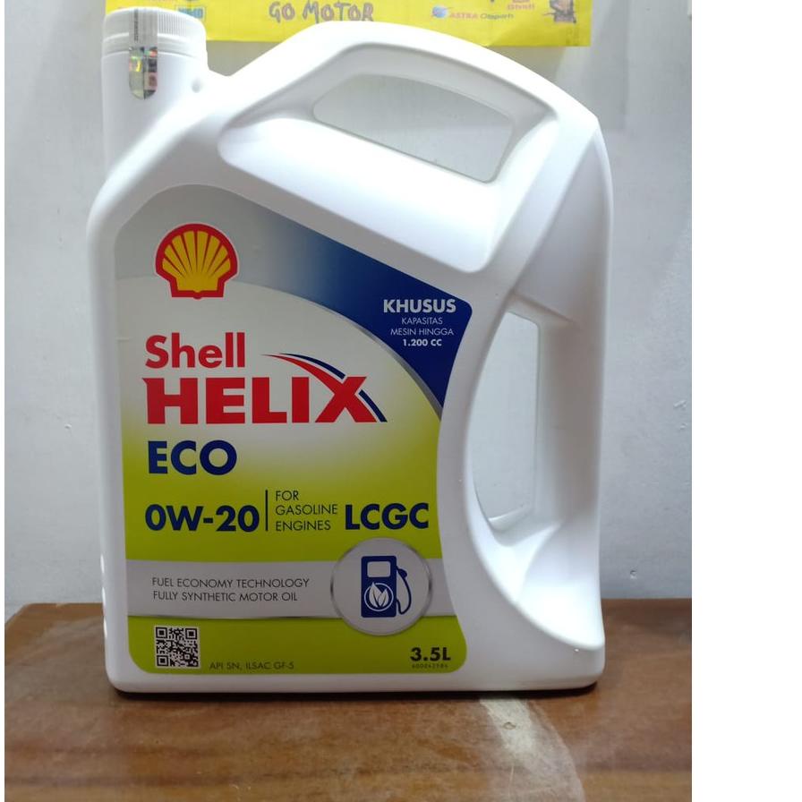 Ready Stock OLI SHELL HELIX ECO 0W-20 4L GALON - OLI SHELL ECO 0W-20 »pri⋆