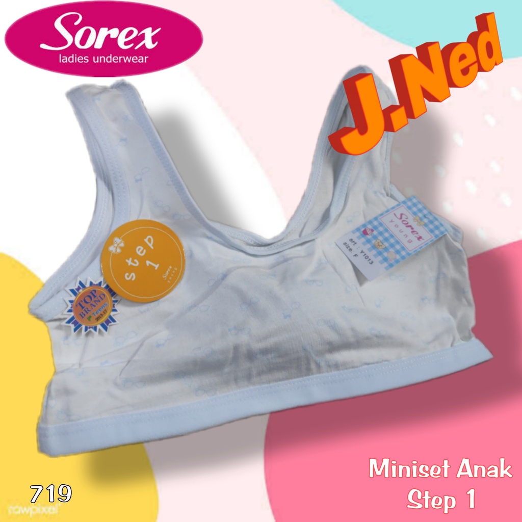 J719 MINISET BRA BH PAKAIAN DALAM ANAK PEREMPUAN STEP 1 SOREX Y1013