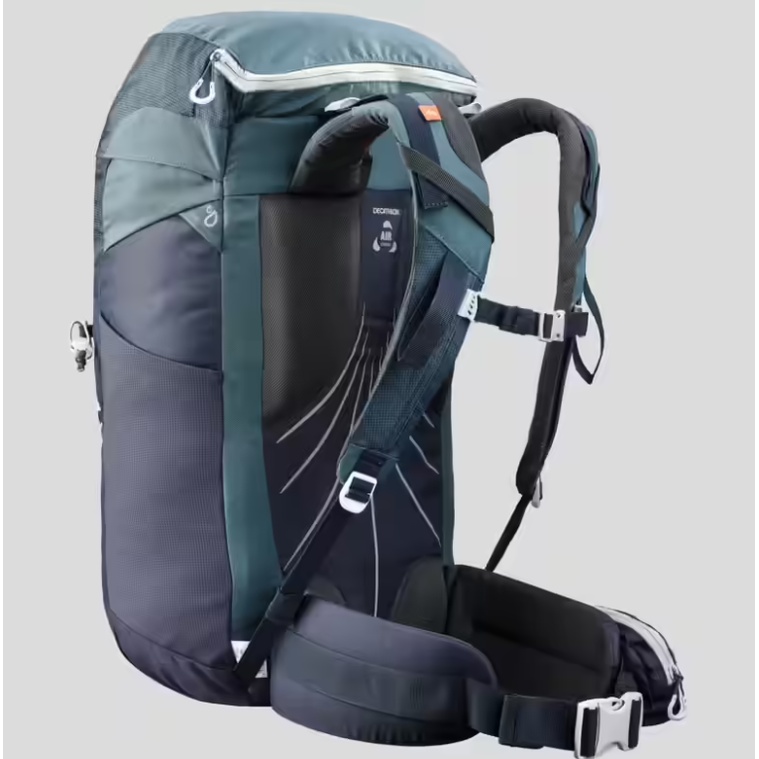 QUECHUA  MH100 Tas Ransel 40L Camping Backpack Hiking Nyaman