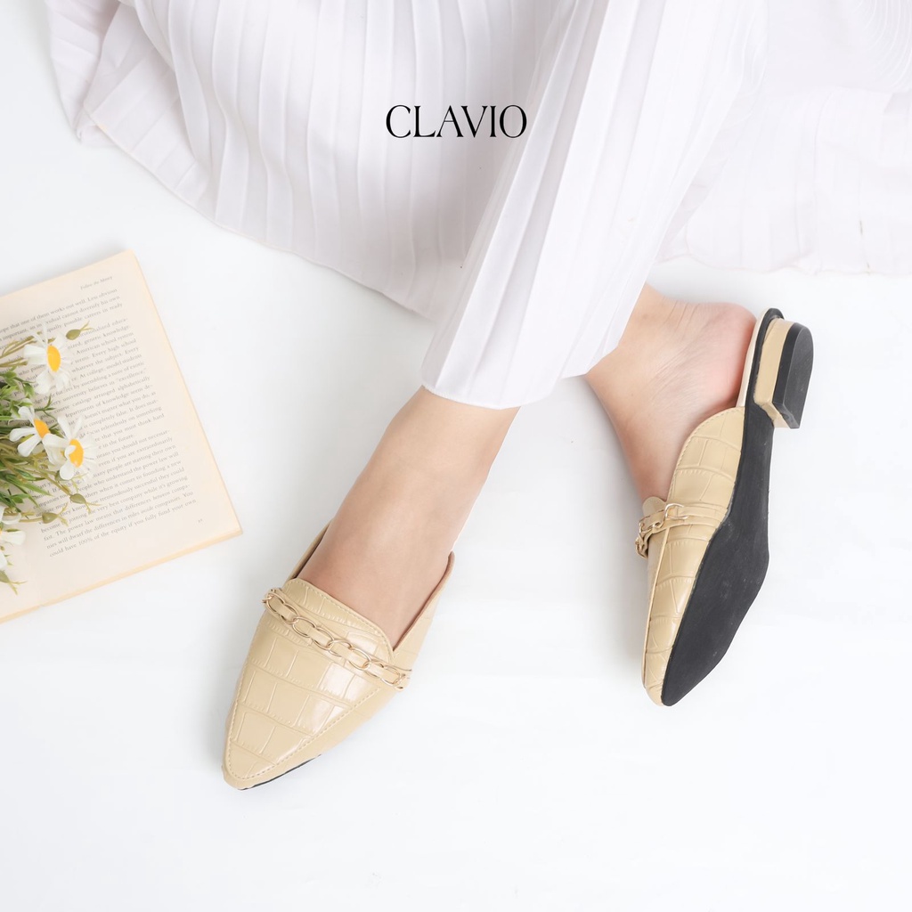 CLAVIO Davina Mules Flatshoes