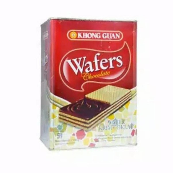 

KHONG GUAN WAFER CHOCOLATE BISCUIT BISKUIT KALENG 1300G/600G