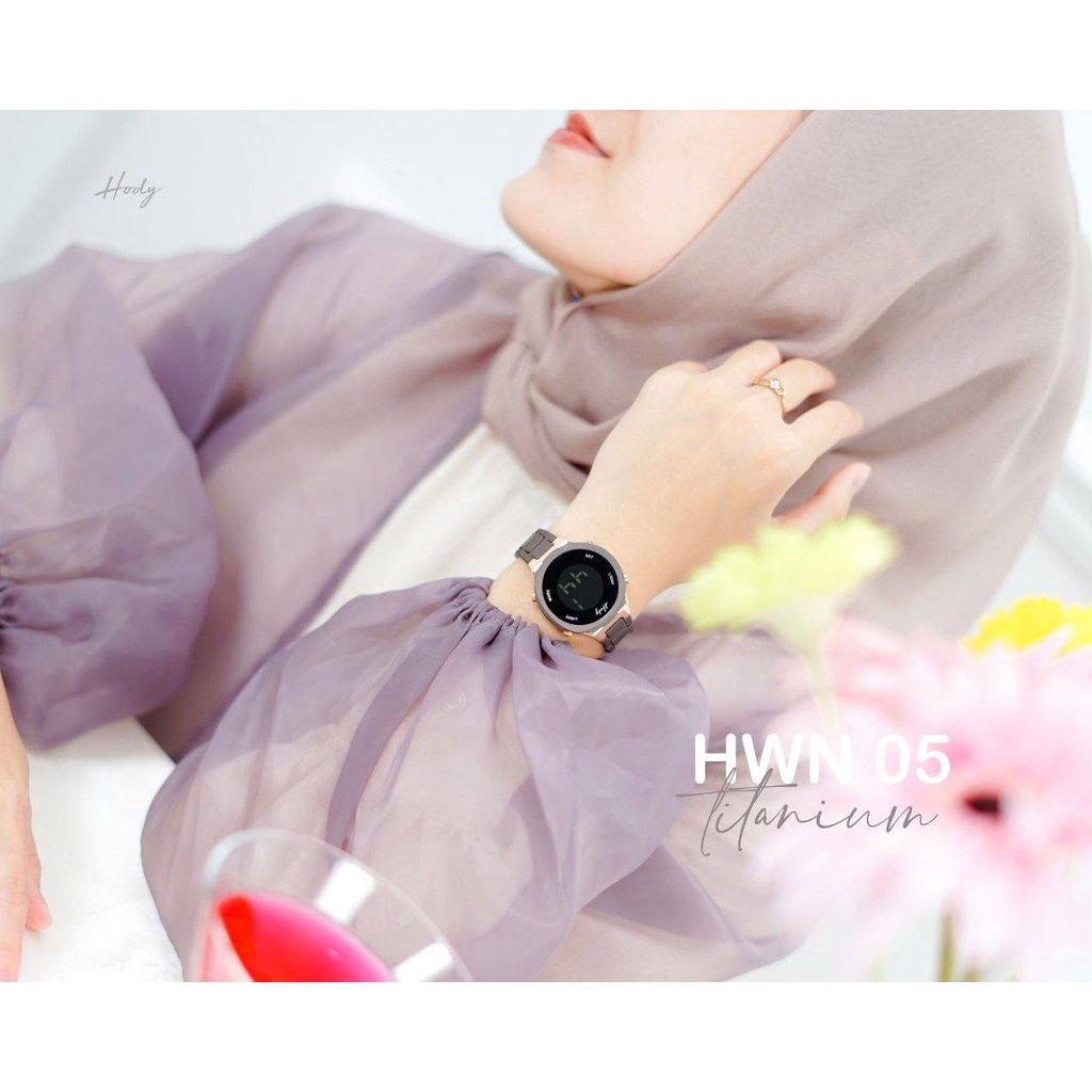 Jam tangan Cewek (include hard box unique) Hwn 05 by Hody