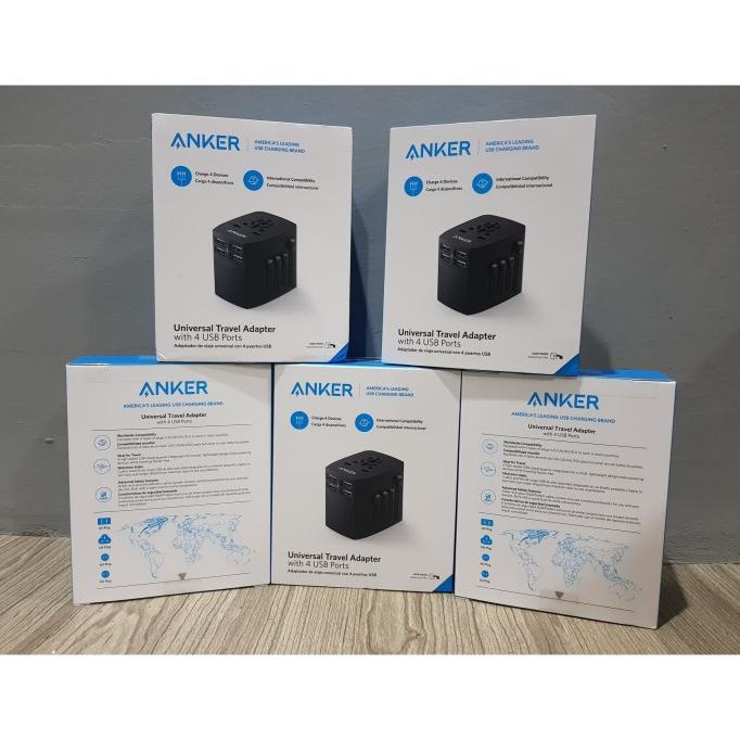 Wall Charger ANKER Universal Travel Adaptor with 4 USB Ports - A2730 SALE