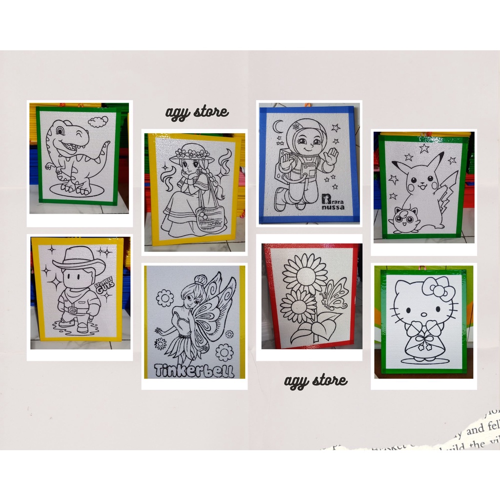 

MURAH Sterofoam Mewarnai 30x50cm