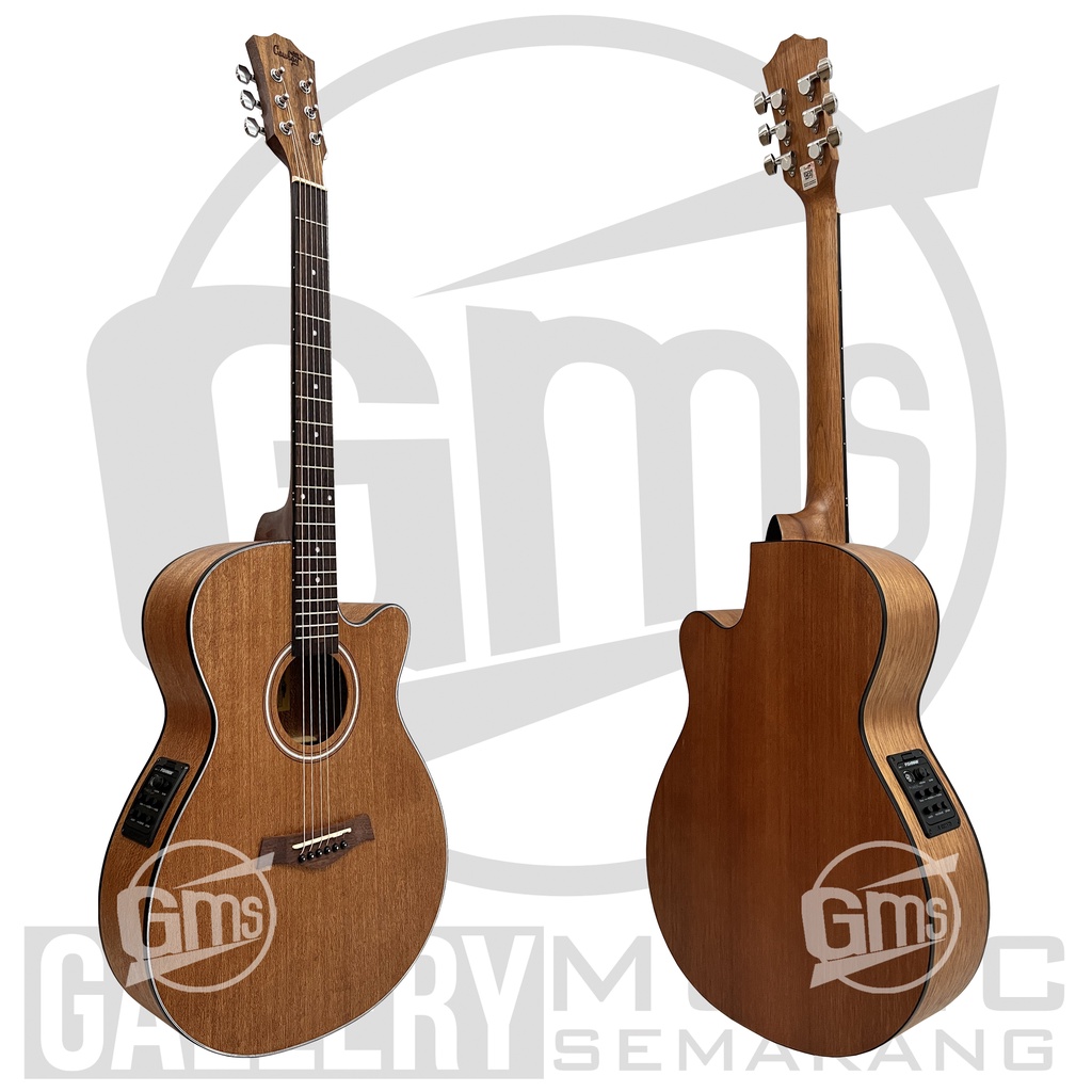 ORIGINAL!!! Gitar Akustik Elektrik Import Merk Cowboy GWC-235 NA GWC 235NS Equalizer Tuner Fishman