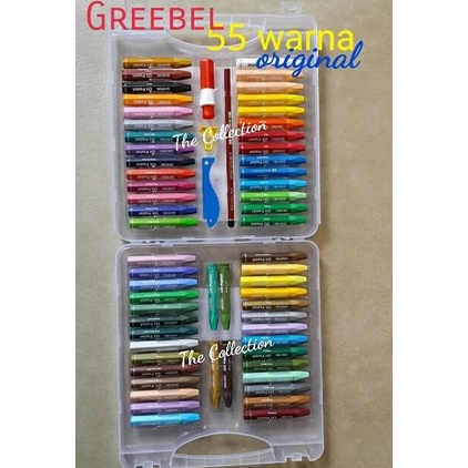 

ATK49 (isi55 Transparant) Greebel Oil Pastel PP Crayon Kotak Art Work
