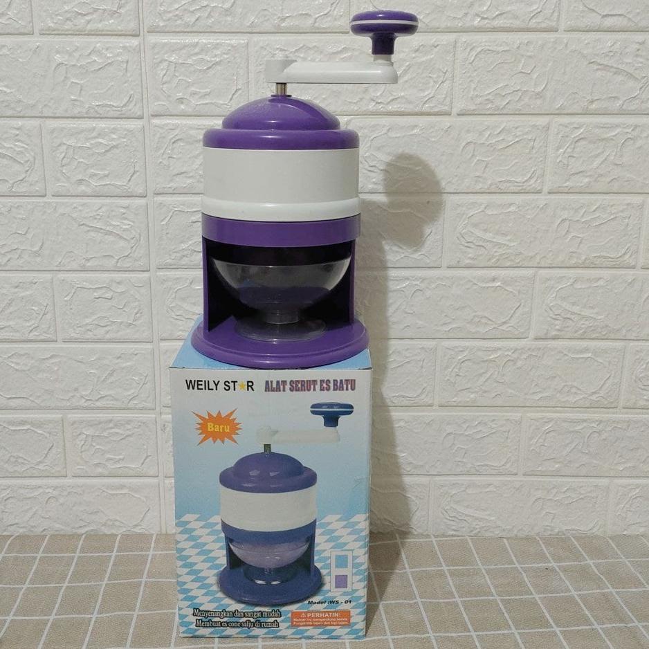 ❀ Yohoyo - Alat Es Batu Portable Mesin Putar Manual Serutan Es Batu Ice Stone Crusher ➻