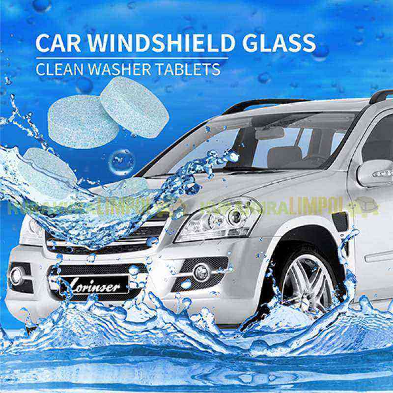 SABUN PEMBERSIH KACA MOBIL WIPER MOBIL / GLASS CLEANER TABLET / ANTI NODA