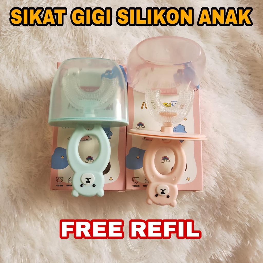 Sikat Gigi Anak Bentuk U / Odol Busa Anak Sikat Gigi Bentuk U / Children's Tooth Cleaning Mousse