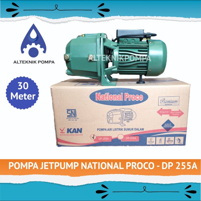 POMPA AIR NATIONAL 255 JETPUMP 30 METER TANPA TABUNG