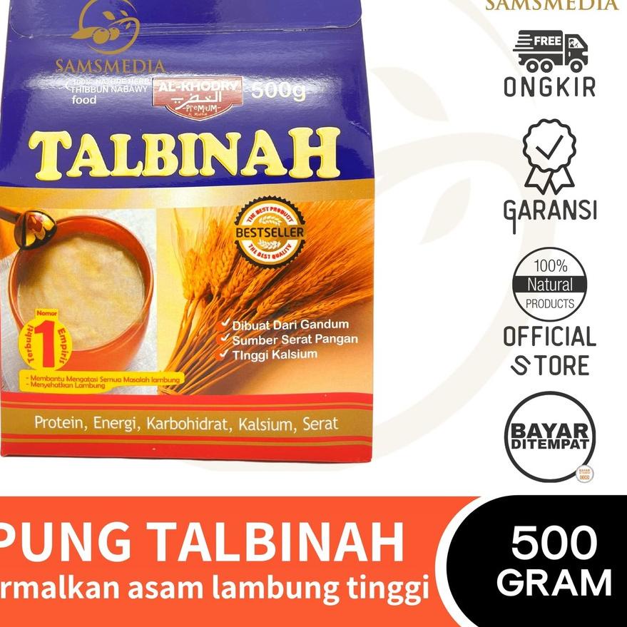 

Cod - Talbinah Tepung Gandum Murni Halus Makanan Serat Tinggi Thibb Nabawy Sehat Lambung 500g - Samsmedia Hot !!