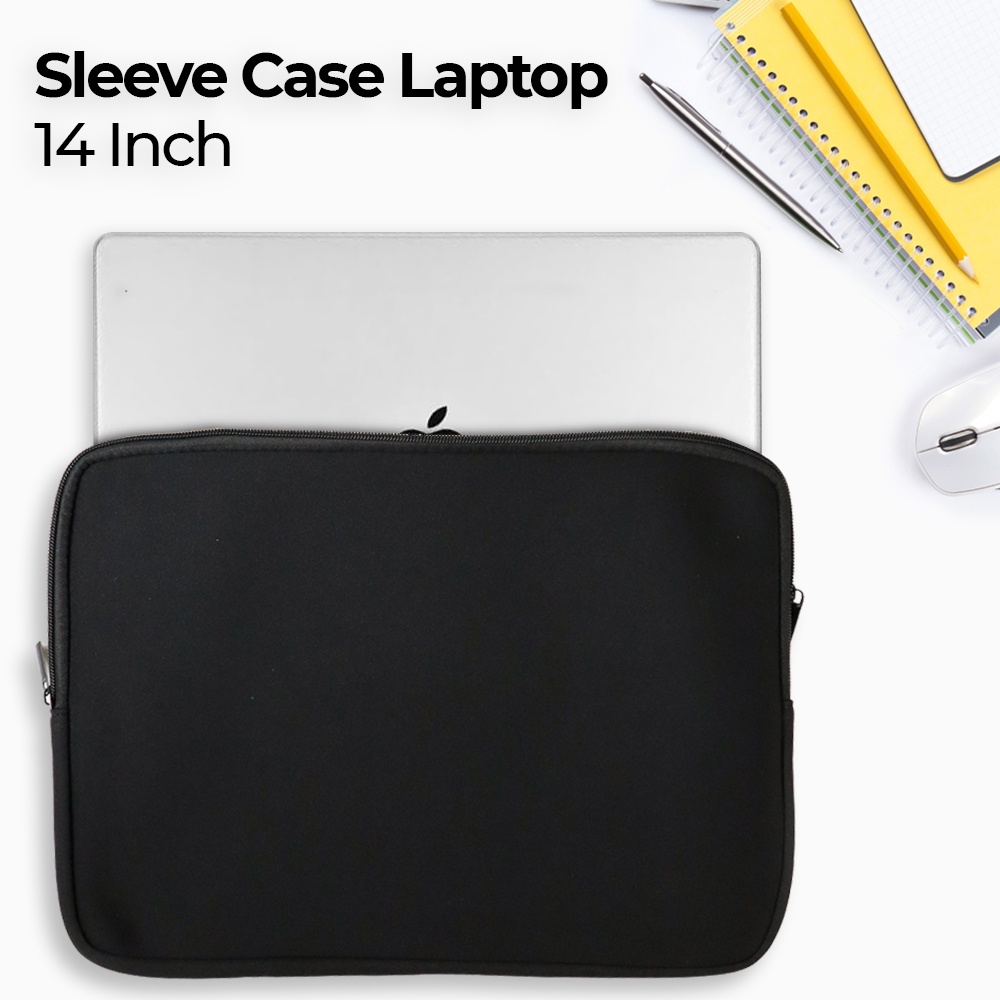 Sleeve Case for Laptop 14 Inch - AK04 - Black