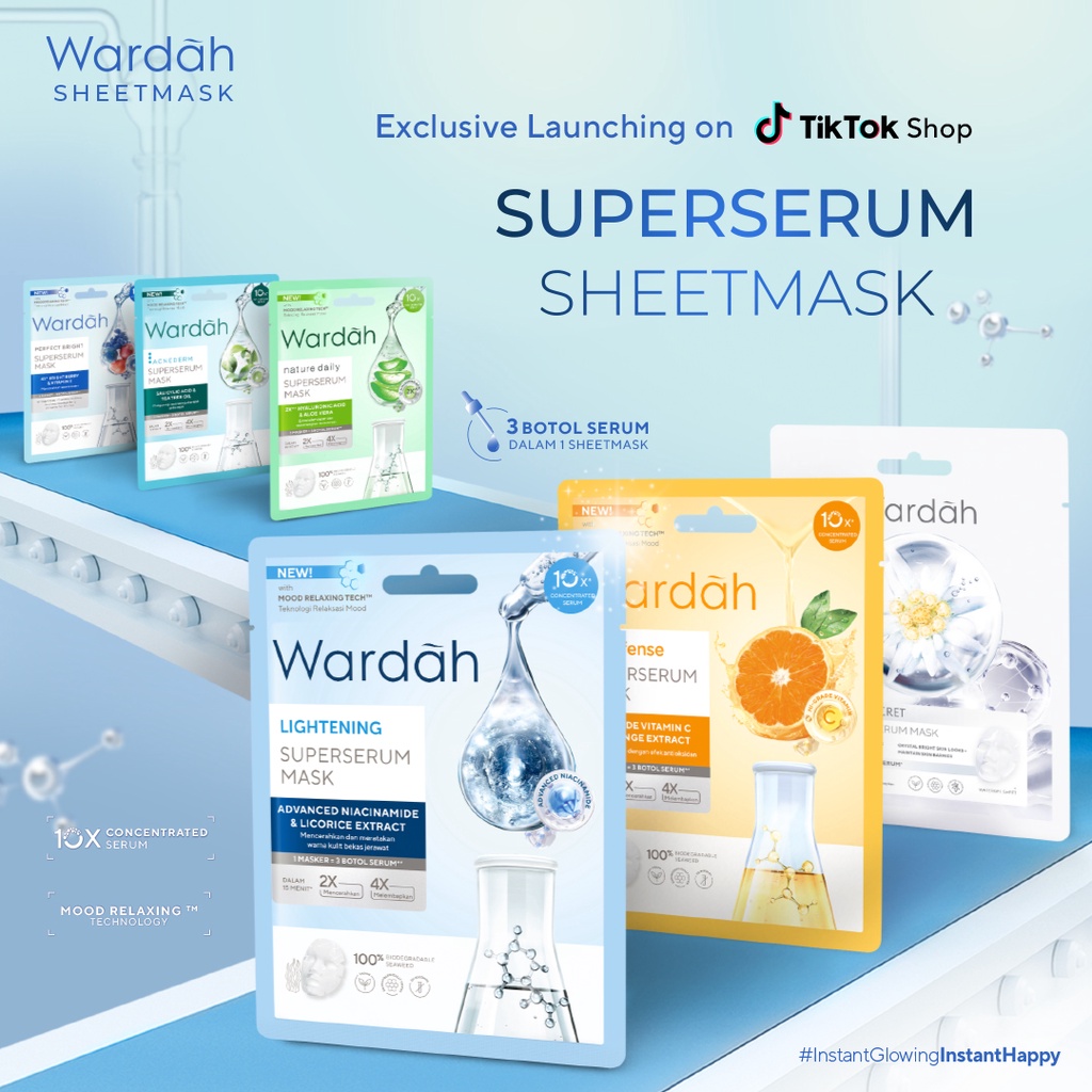 Wardah SuperSerum Sheet Mask Series