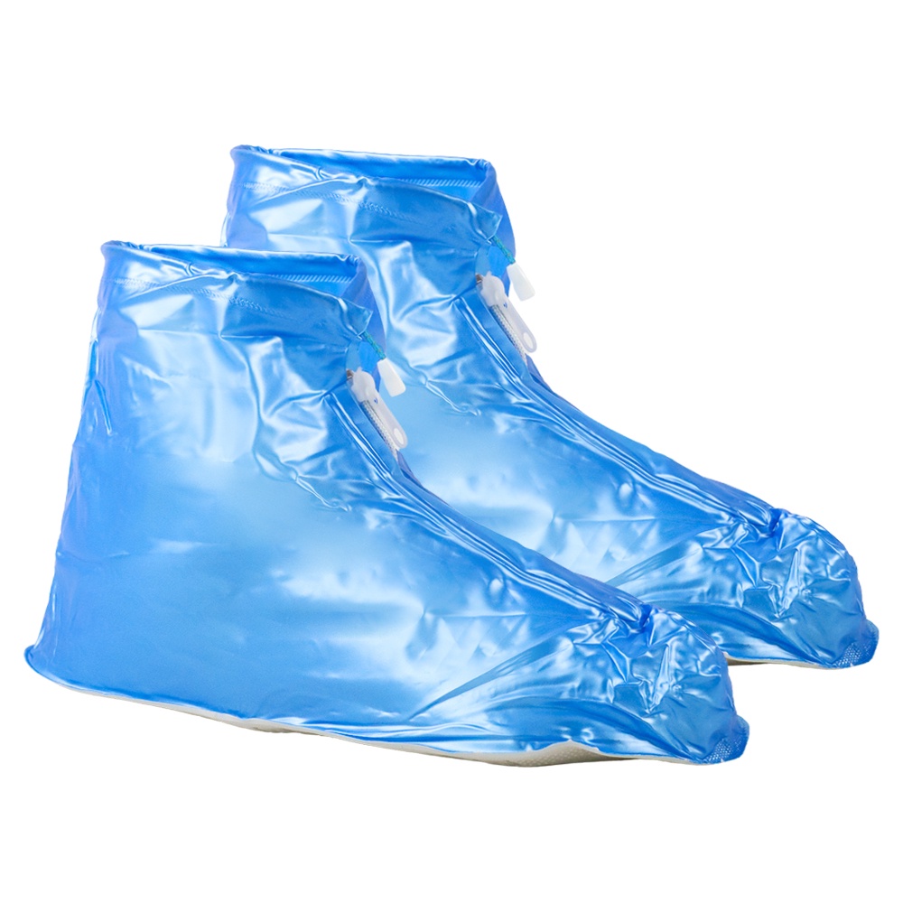 Rhodey Cover Sepatu Hujan Reusable Rain Boot Cover XXL 44-45 - FV031 - Blue