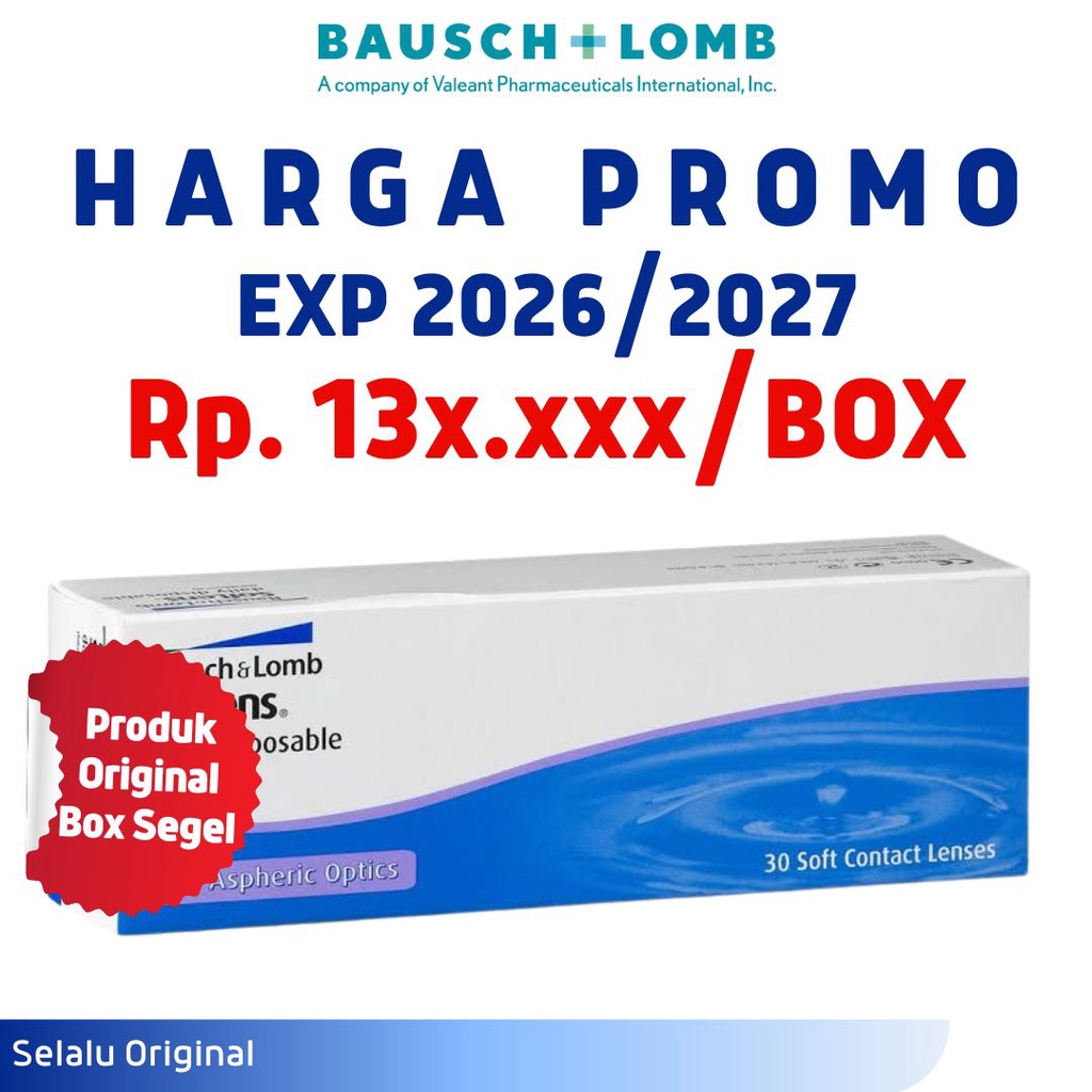 SOFTLENS BENING HARIAN BAUSCH AND LOMB COMFORT SOFTLENS DAILY BOX BESAR