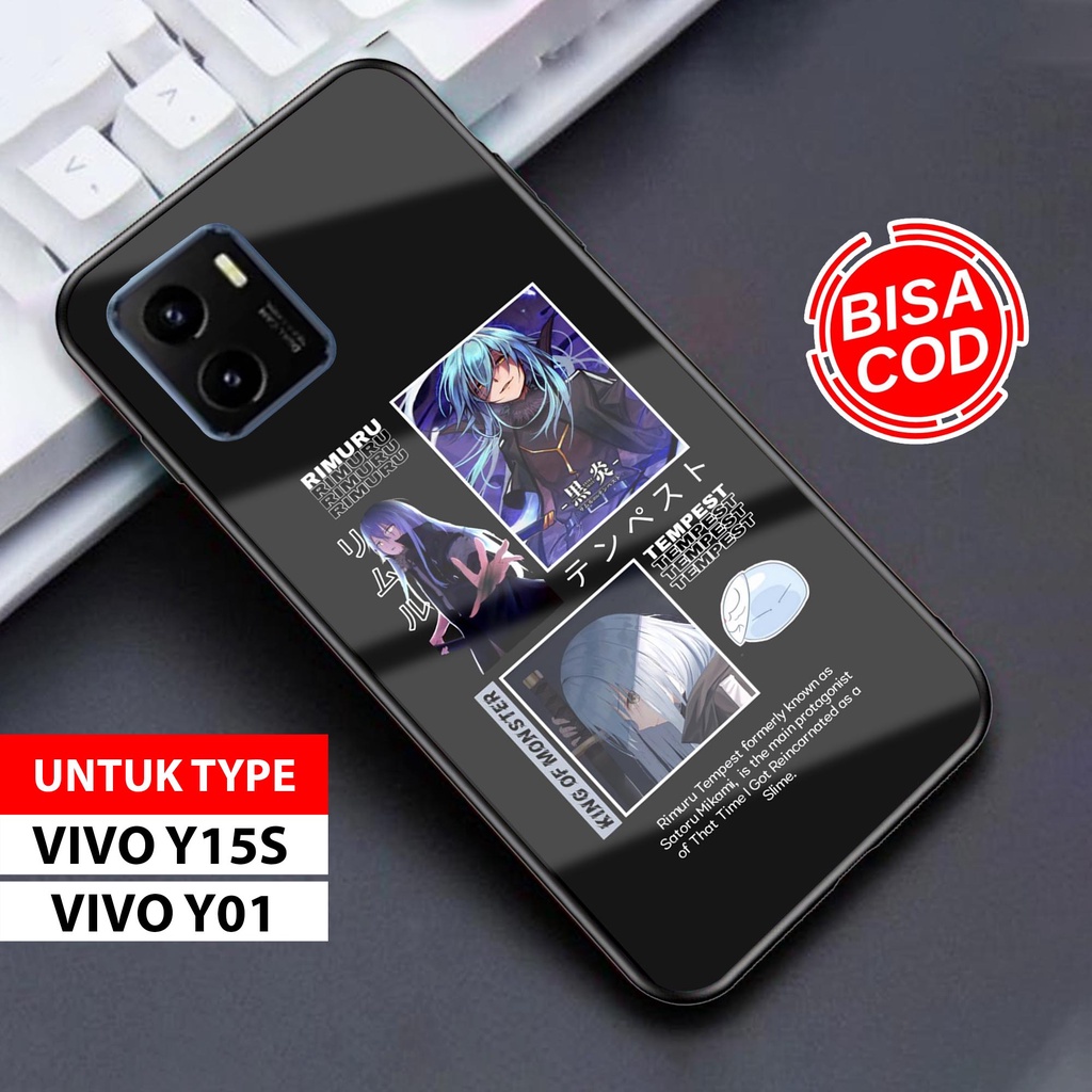RC Case Vivo Y15s Motif Anime Rimuru Slime Datta ken Casing 2D Glosy Vivo Y15s Softcase Vivo Y15s Te