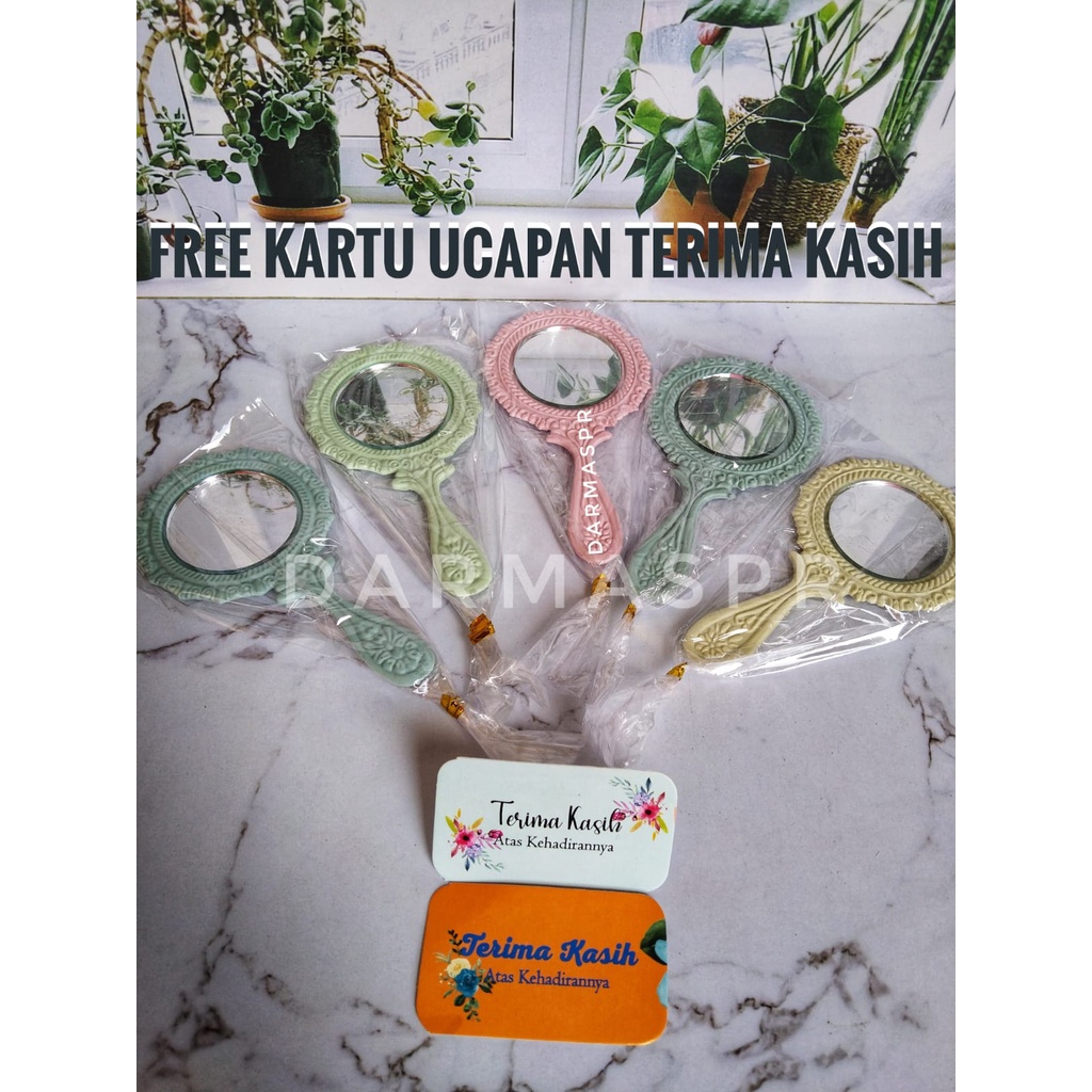 ( isi 50pcs ) KACA BULAT MAWAR WARNA KEMASAN PLASTIK TERMURAH!!!