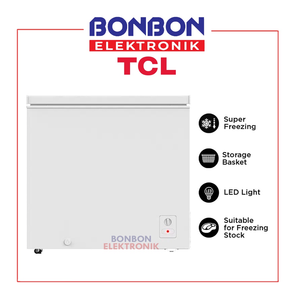 TCL Chest Freezer 210L TCF-210YID / TCF 210YID Freezer Box