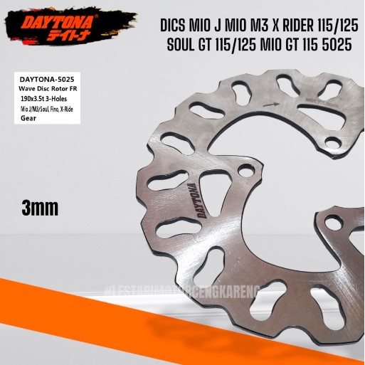 PIRINGAN CAKRAM DISKBRAKE DEPAN SOUL GT MIO M3 FINO FI DAYTONA 5025