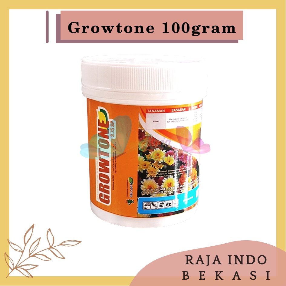 Perangsang Akar GROWTONE 3.75 SP Kemasan 100gram ZPT Mempercepat Pertumbuhan Akar