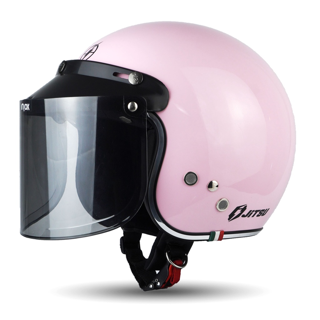 Jitsu Helm Retro Premium JR1 Soft Pink