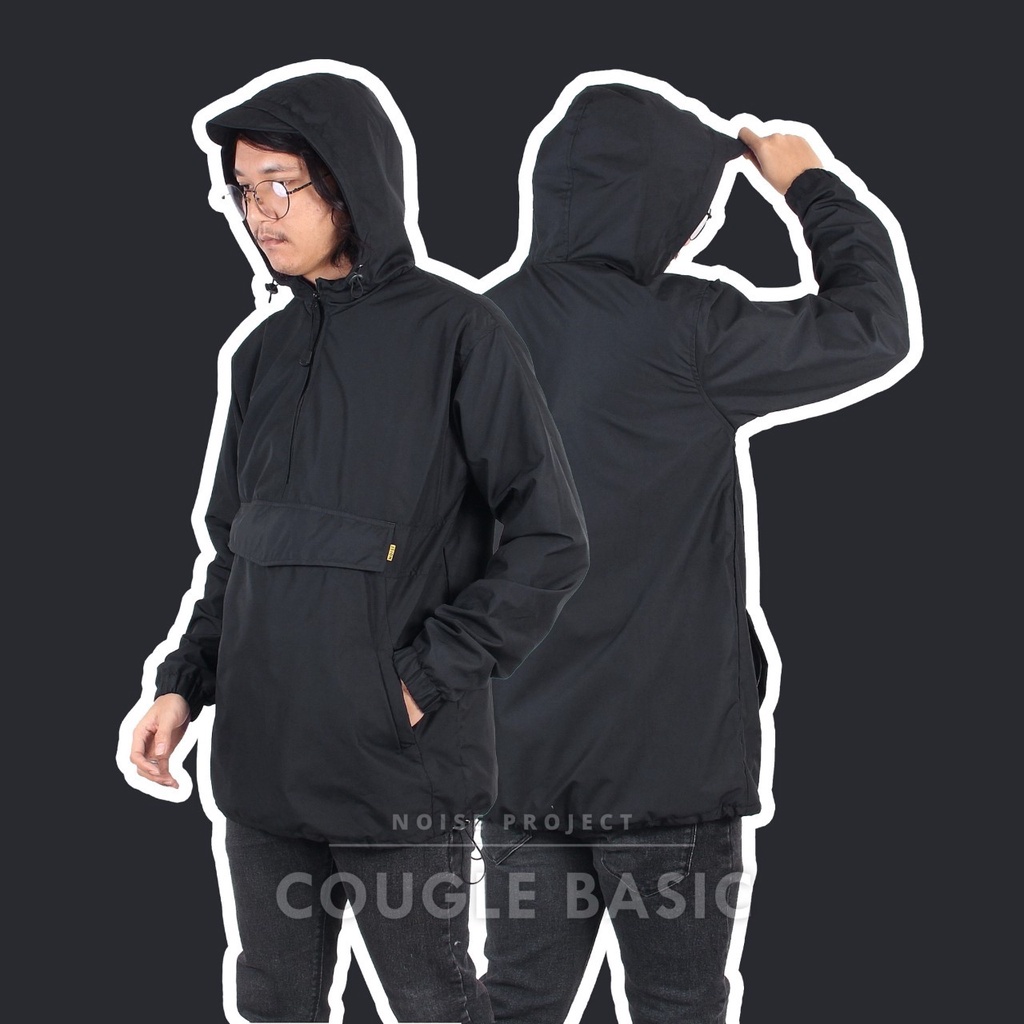 Jaket Cougle Noise Project Jaket Cougle Basic Jaket Cougle Polos Black