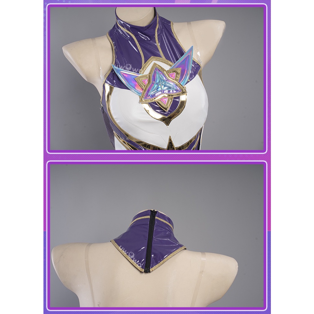 UWOWO Game League of Legends/LOL Star Guardian Akali Cosplay Costume K/DA Ahri SG Cosplay Role Play