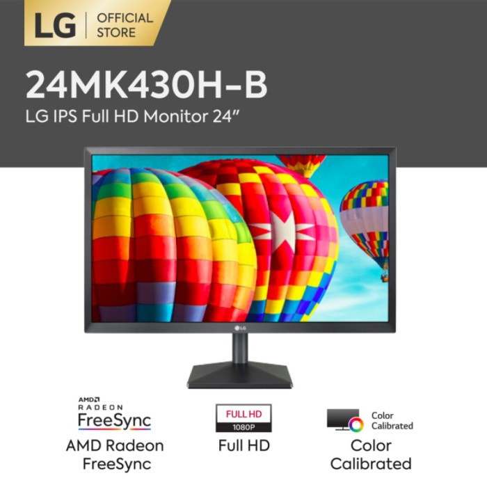 LG LED Monitor 24MK430H-B - 24&quot; IPS FreeSync