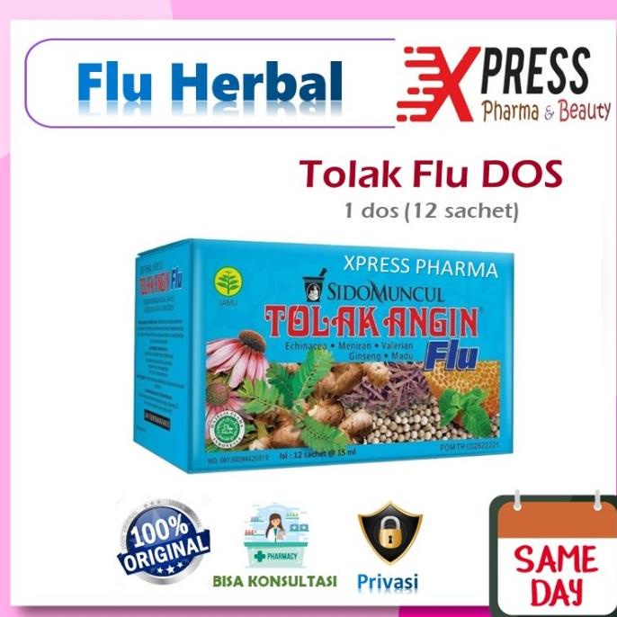 

XPRESS DUS 12 sachet Tolak Angin Flu Cair len01