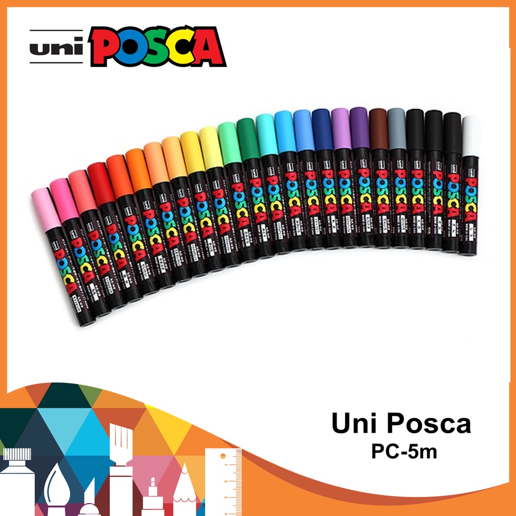 15 Posca Paint Markers Set, PC-5M Medium Posca Markers with