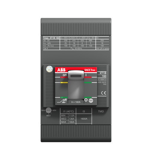ABB MCCB 3P 36KA 63A XT1N 160 TMD 63-630 3P F F 1SDA067414R1