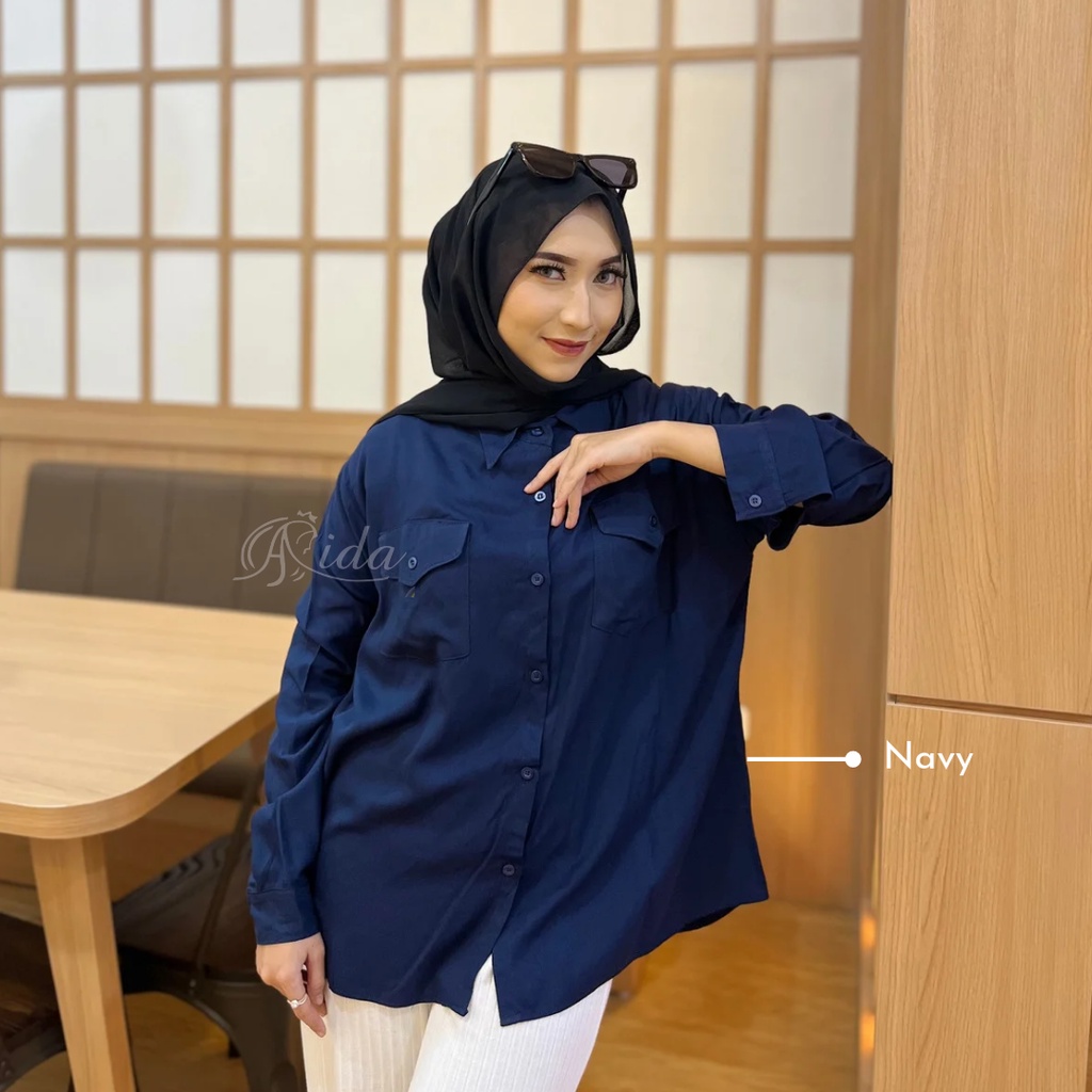 Elena Shirt Pocket Rayon Grade A