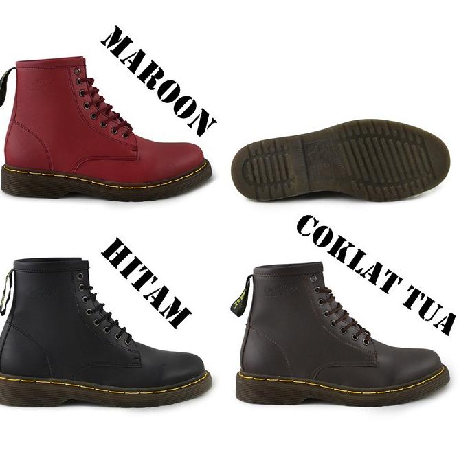 HARGA SPESIAL SEPATU DOCMART DR. MARTENS DR MARTENS HIGH BOOTS CASUAL PRIA