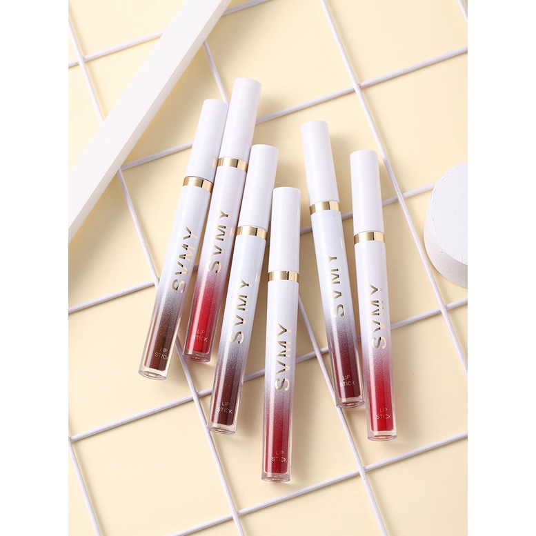 SVMY LIP GLAZE LIPSTIK PELEMBAP TAHAN LAMA LIP GLOSS PEWARNA KODE 1056