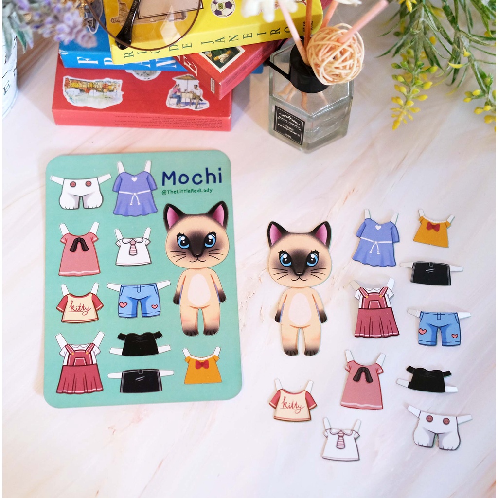 littleredlady - “RAINBOW DOLL” series (Bepe bepean, Paper Doll, Bongkar Pasang, Barbie Kertas)
