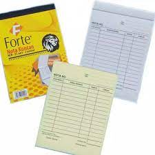 

Buku Nota Kontan BESAR 2Ply NCR / Nota Merk Forte isi 10 pcs