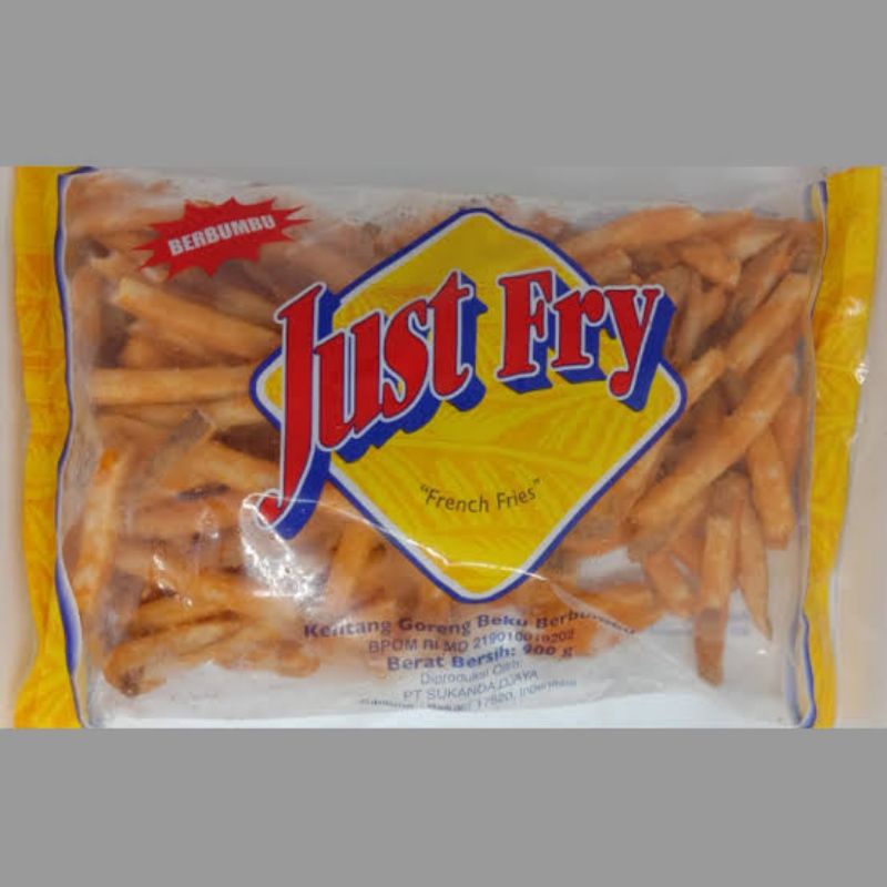 

JUST FRY KENTANG SEASONED/BERBUMBU 450GR