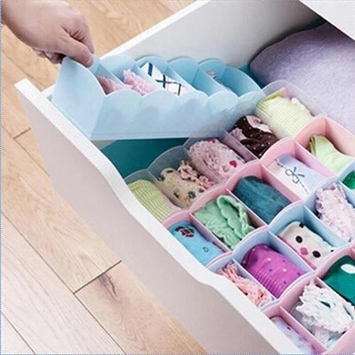 Kotak Laci 5 Sekat Tempat Penyimpanan Kaos Kaki Acc Box Multifungsi