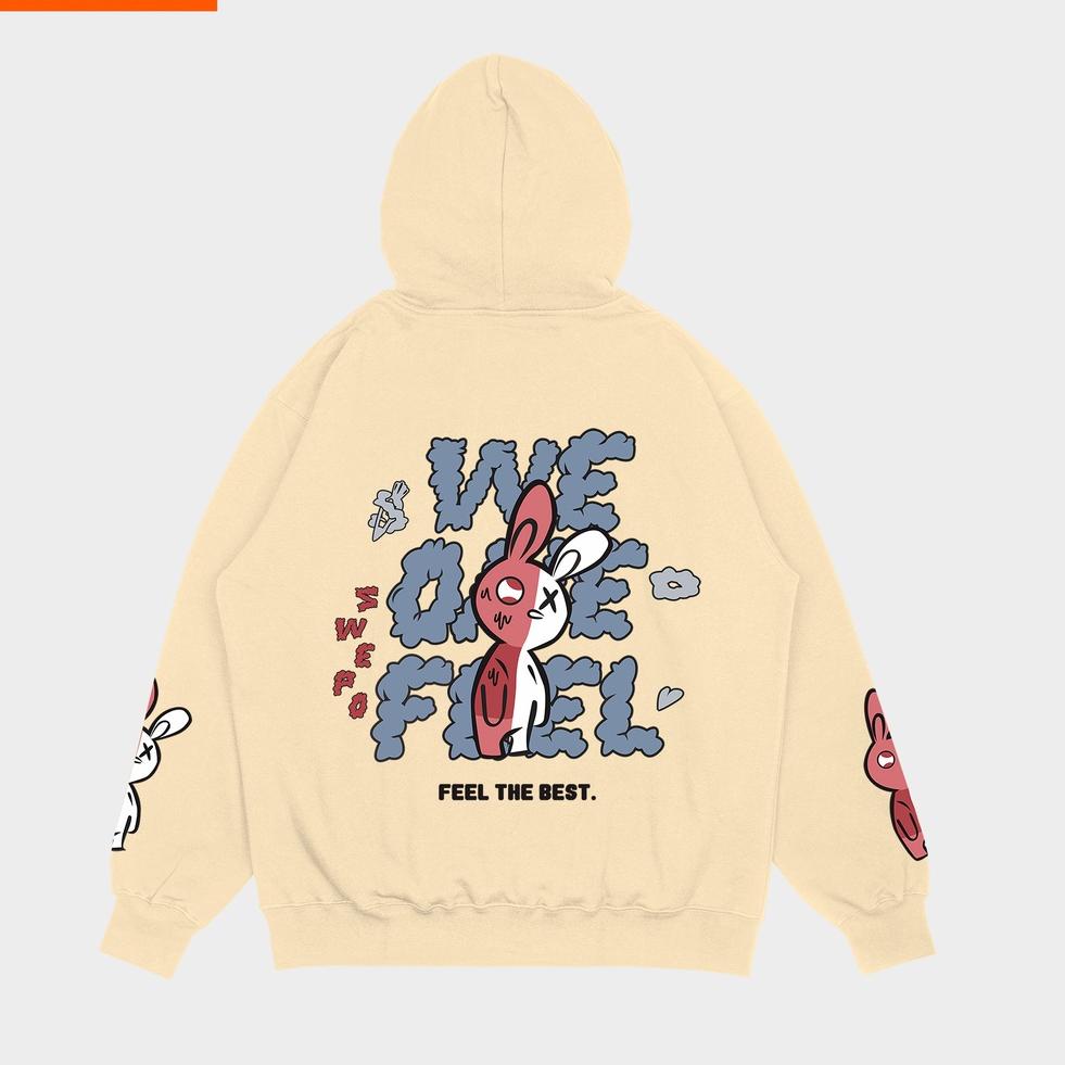 TERLARIS SWEPO Hoodie Jumper We One Feel (SABLON) M-XXL (Pria & Wanita)