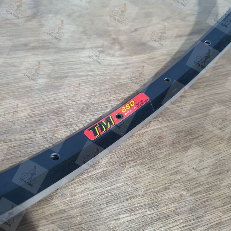 Velg Rims Sepeda 26" Alloy 36 Hole Double Wall Araya TM-880