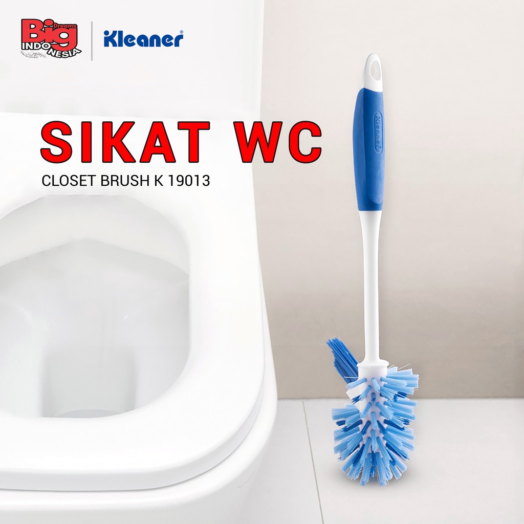 Sikat Kloset Wc Gagang 1 Pcs Karet Lembut Closet Brush Pembersih Kamar Mandi Kleaner K19013