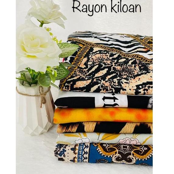 TERLARIS SALE KAIN KATUN KILOAN //KAIN RAYON KILOAN / KATUN KILOAN / RAYON viscose / rayon reaktif