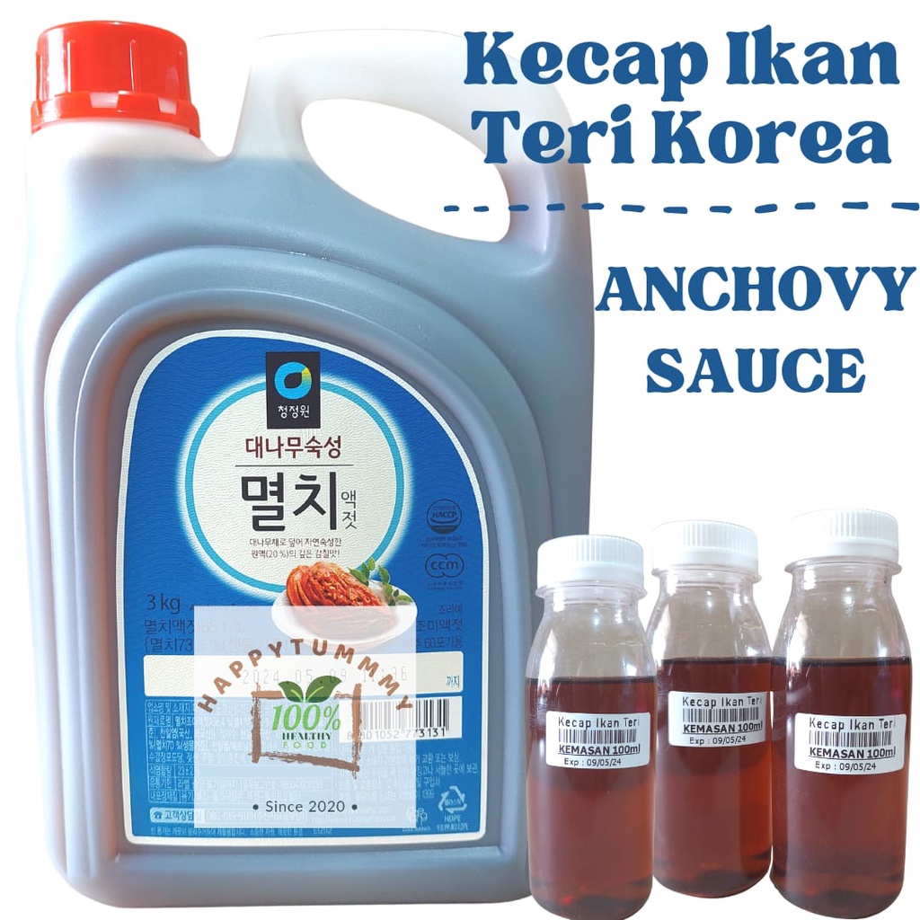 HPT - Kecap Ikan Teri Korea / Anchovy Sauce 100 ml Daesang Chung Jung One