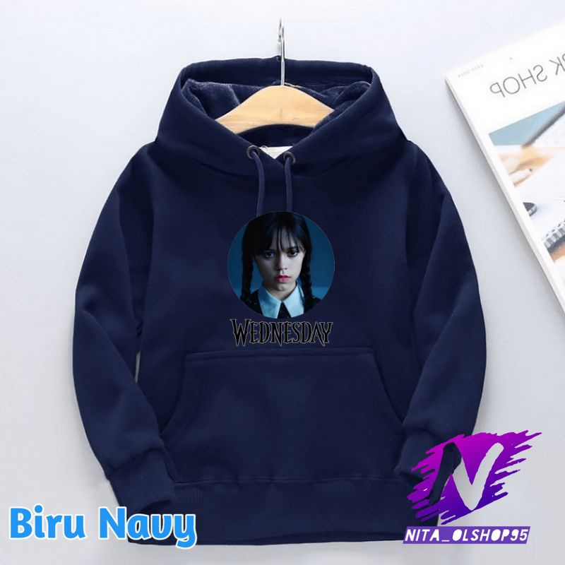 sweater hoodie anak wednesday