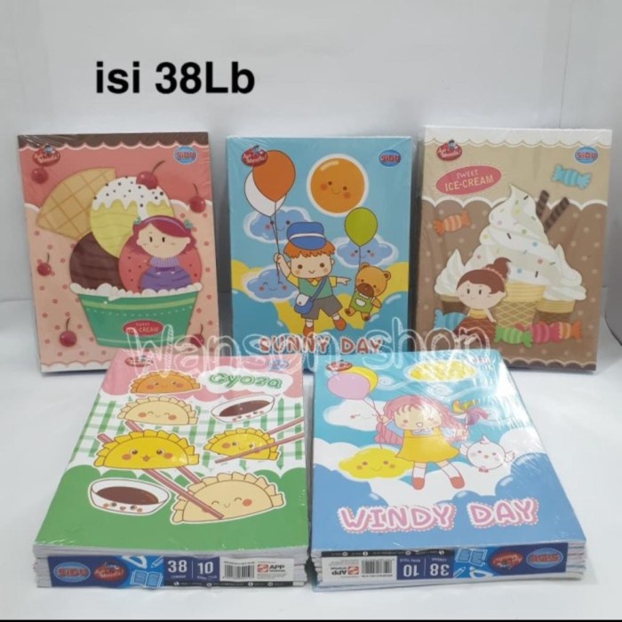 DNN- BUKU TULIS SIDU 38 LEMBAR / BUKU TULIS MURAH / SIDU 38 / GROSIR