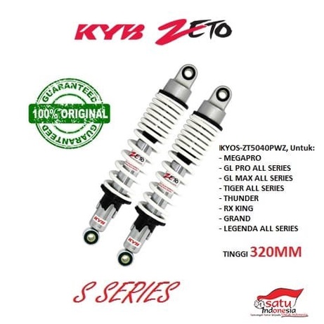 shockbreaker shock belakang verza grand kayaba zeto kyos-zt5040pwz ORIGINAL