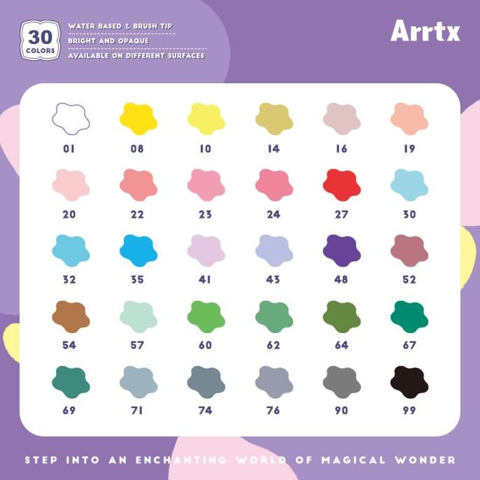 

SALE ARRTX ACRYLIC MARKER SET 30CLR