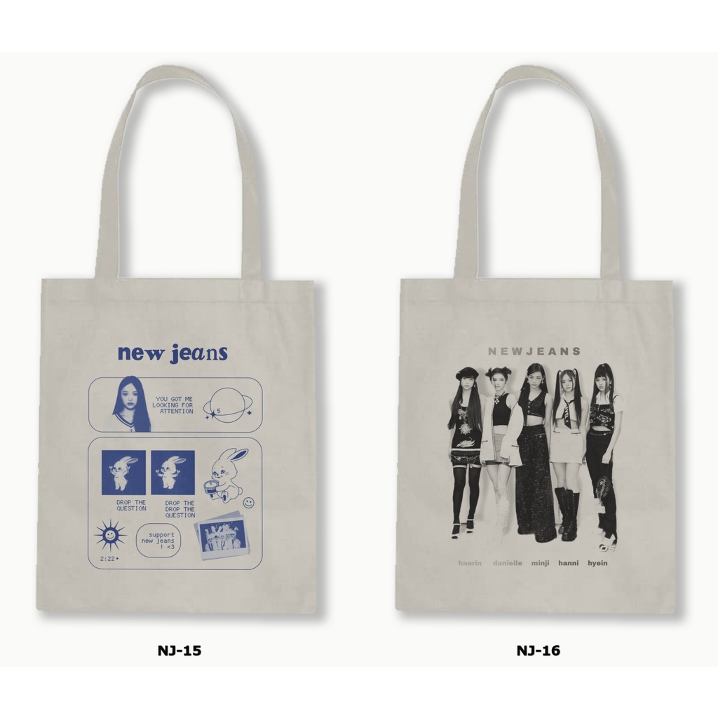 TOTE BAG RESLETING - NEWJEANS