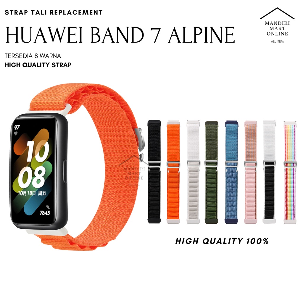 Tali Strap Huawei Band 7 Alpine Loop Nylon Tali Pengganti Huawei Band 7