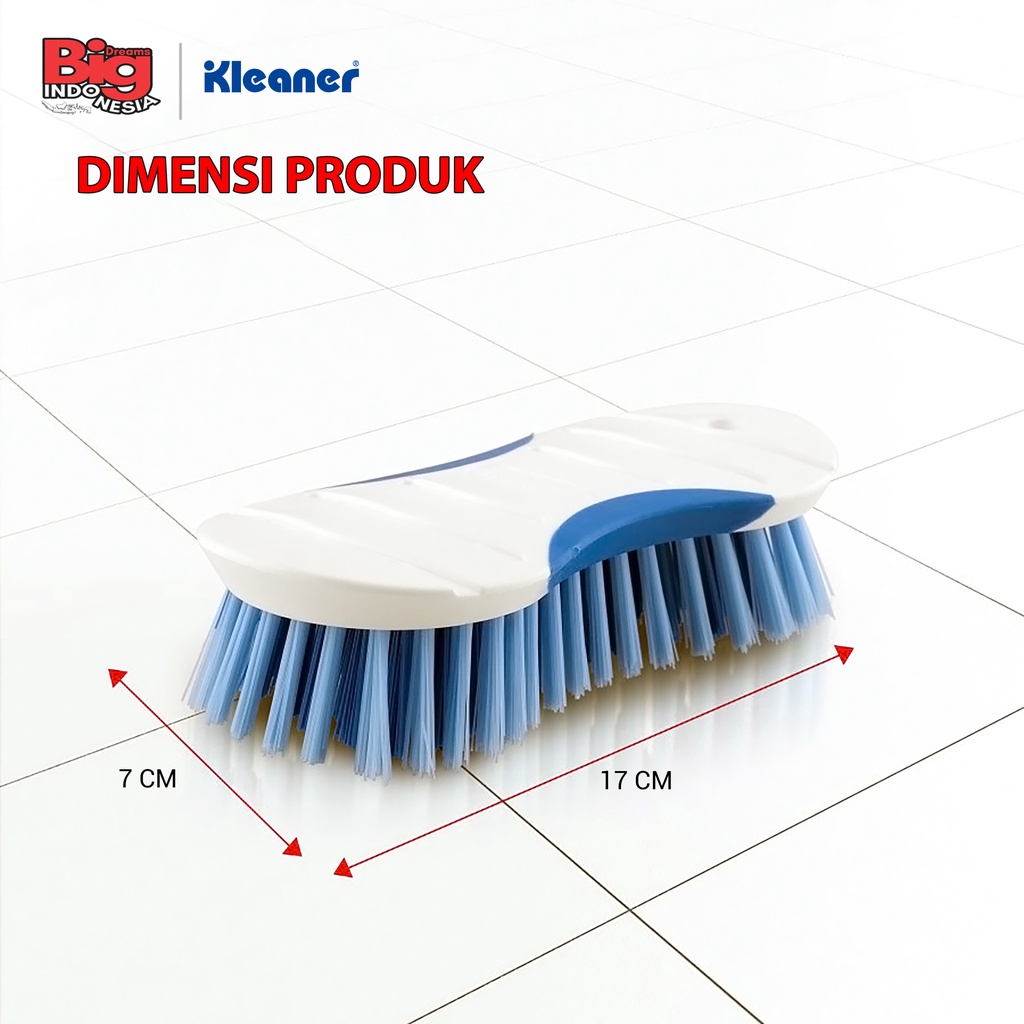 Sikat Lantai Genggam Karet Lembut Floor Brush Pembersih Lantai 1 Pcs Kleaner K19018